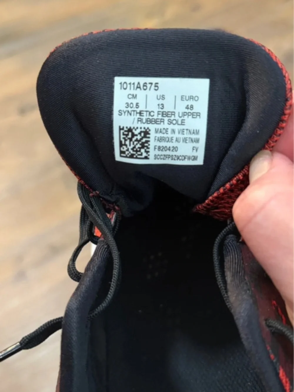 Jordan Kids Black and Red High-Top Basketball Sneakers